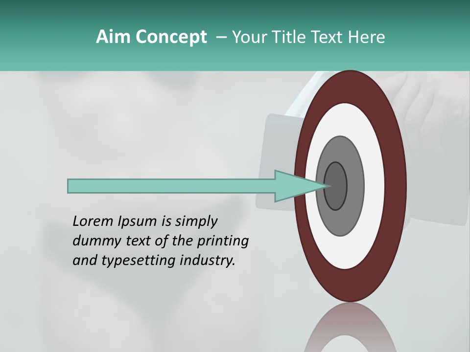 Girl For Money PowerPoint Template