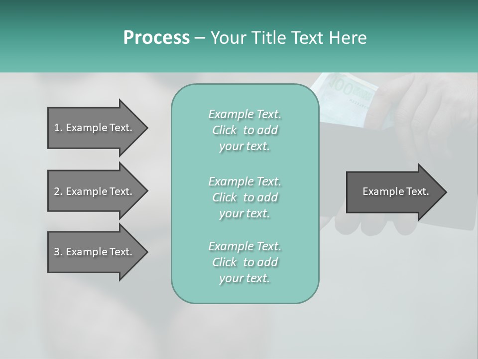 Girl For Money PowerPoint Template