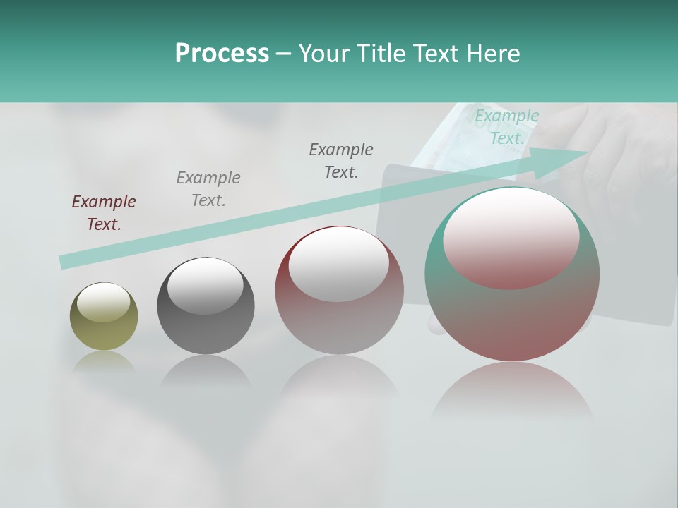 Girl For Money PowerPoint Template