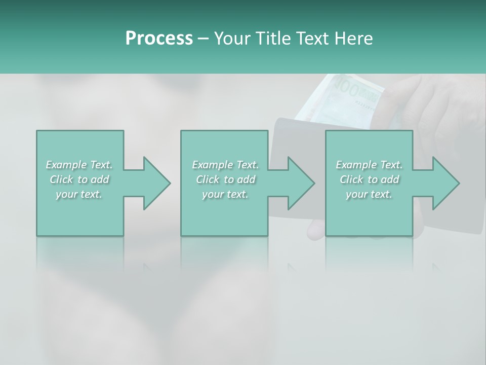 Girl For Money PowerPoint Template