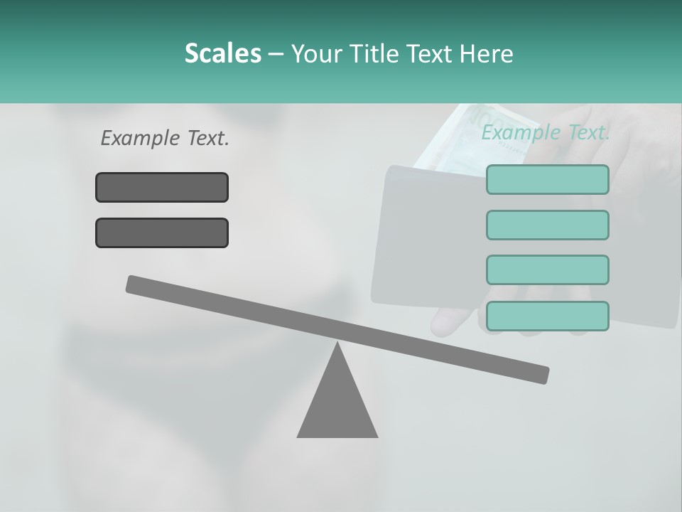 Girl For Money PowerPoint Template