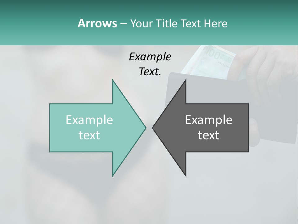 Girl For Money PowerPoint Template