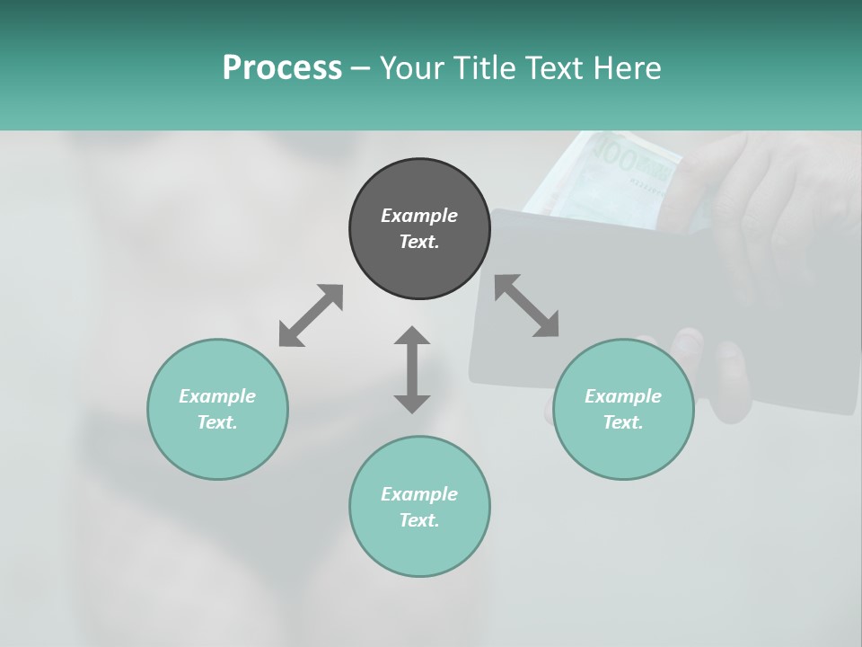 Girl For Money PowerPoint Template