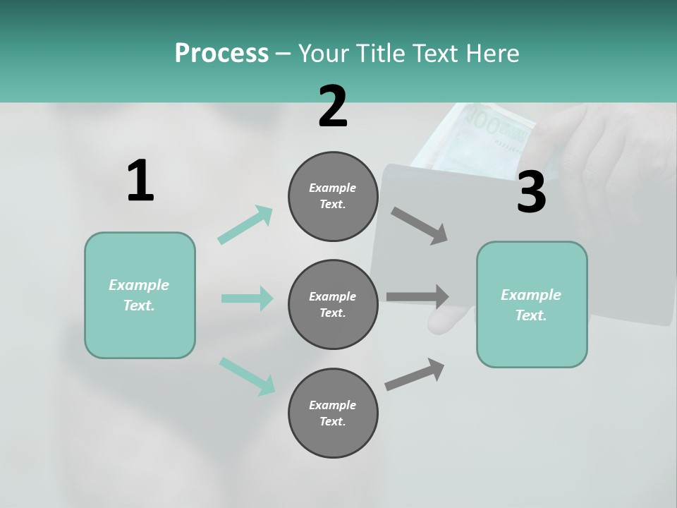 Girl For Money PowerPoint Template