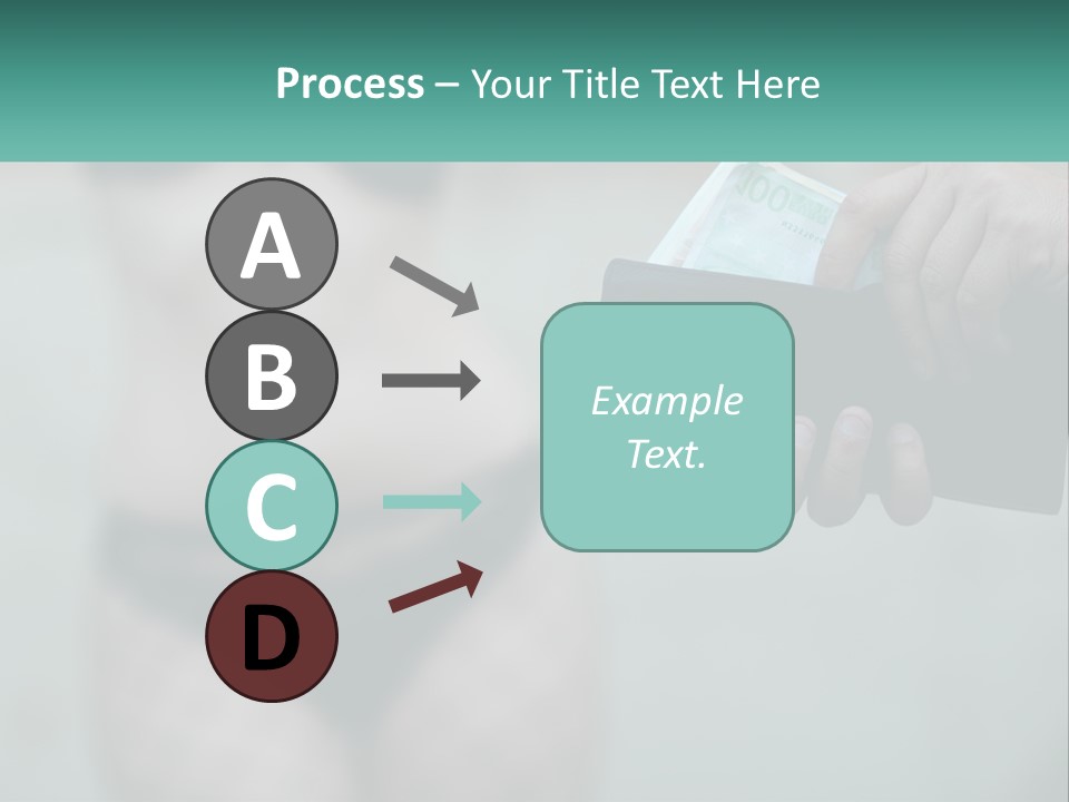 Girl For Money PowerPoint Template