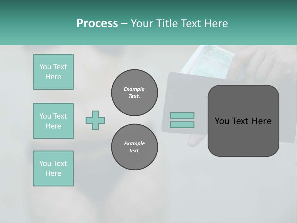 Girl For Money PowerPoint Template