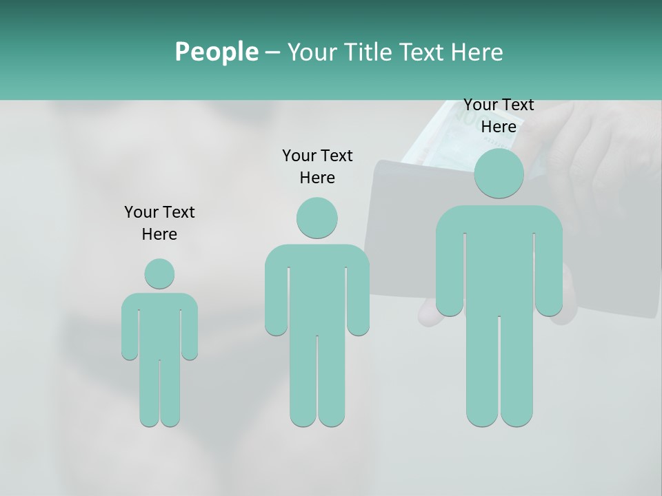 Girl For Money PowerPoint Template