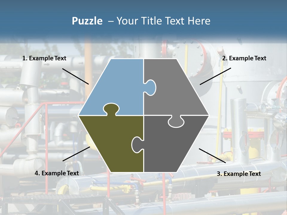 Gas Transportation System PowerPoint Template