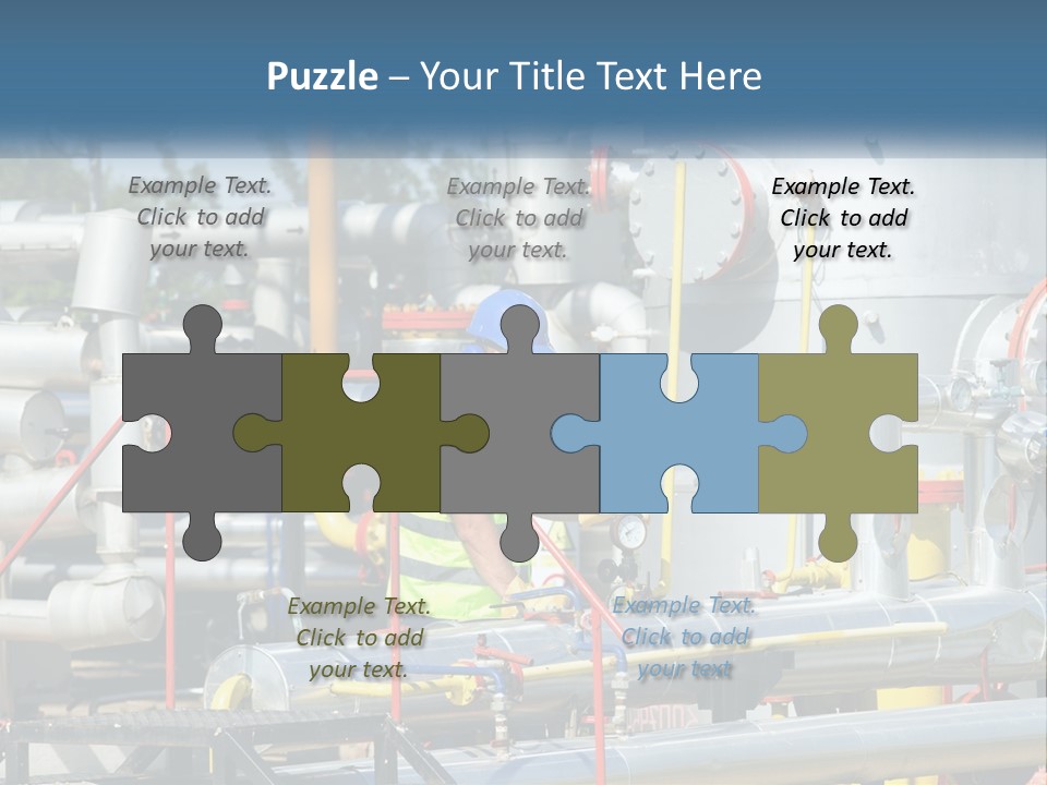 Gas Transportation System PowerPoint Template