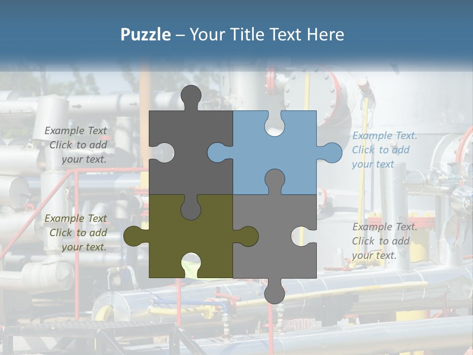 Gas Transportation System PowerPoint Template