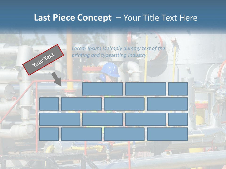Gas Transportation System PowerPoint Template