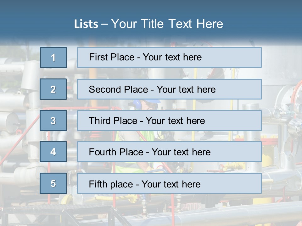 Gas Transportation System PowerPoint Template