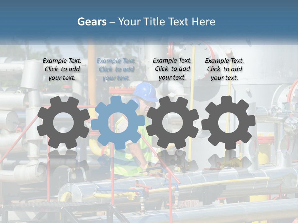 Gas Transportation System PowerPoint Template