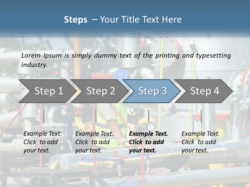 Gas Transportation System PowerPoint Template