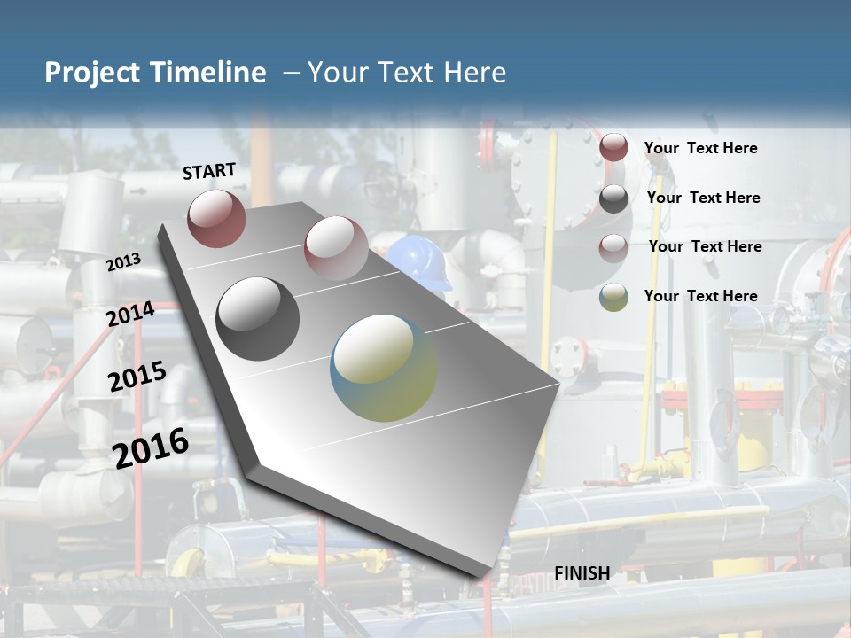 Gas Transportation System PowerPoint Template
