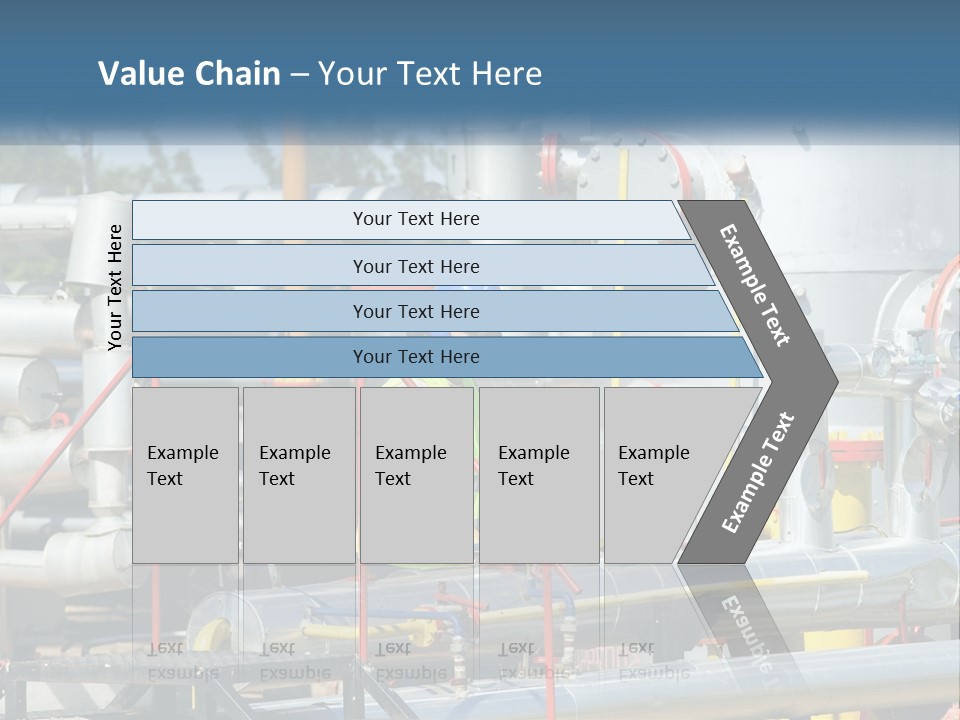 Gas Transportation System PowerPoint Template
