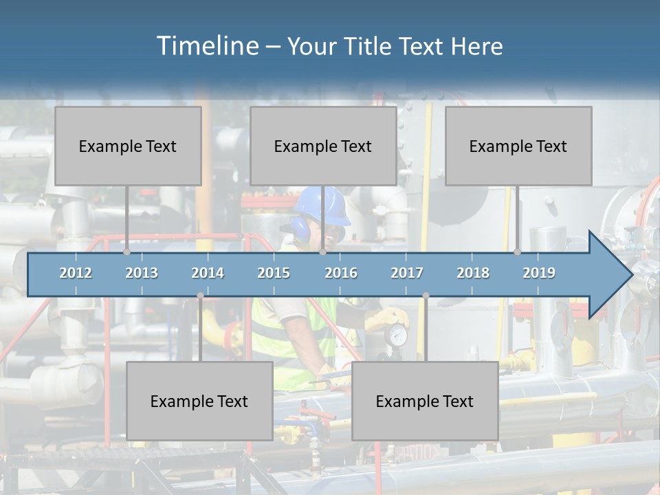 Gas Transportation System PowerPoint Template