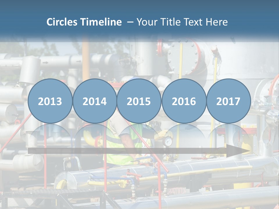 Gas Transportation System PowerPoint Template