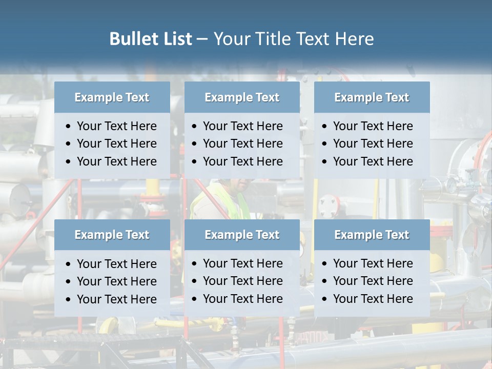 Gas Transportation System PowerPoint Template