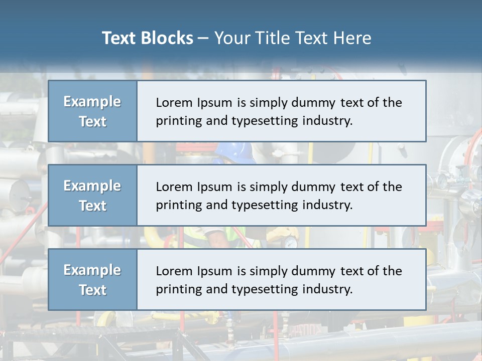 Gas Transportation System PowerPoint Template