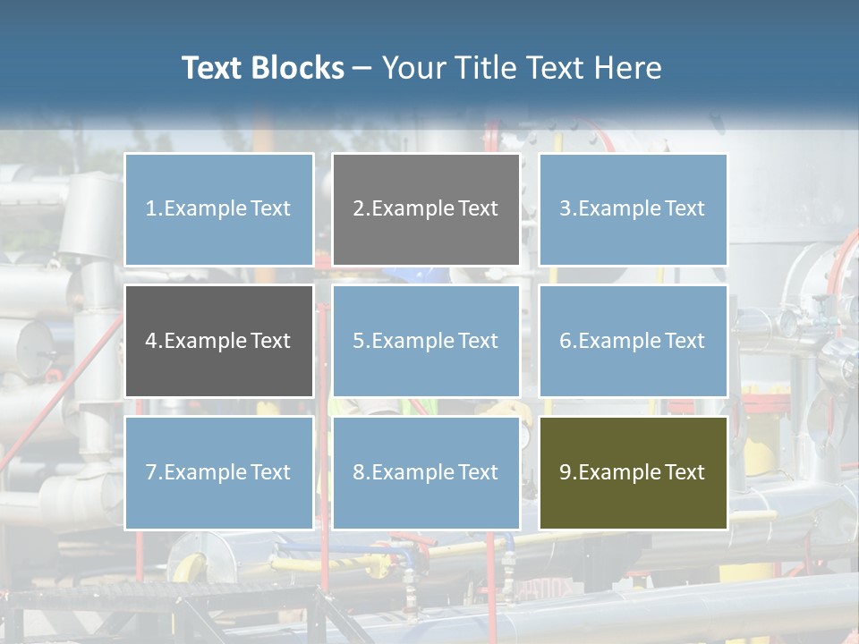 Gas Transportation System PowerPoint Template