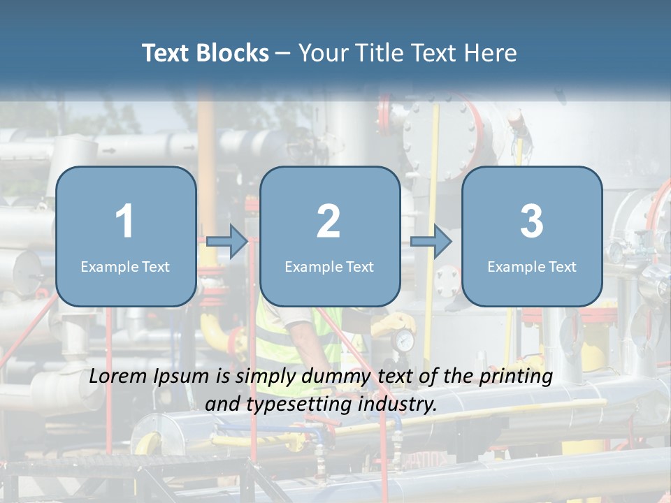 Gas Transportation System PowerPoint Template