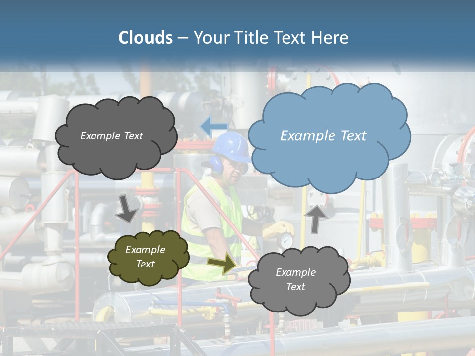 Gas Transportation System PowerPoint Template
