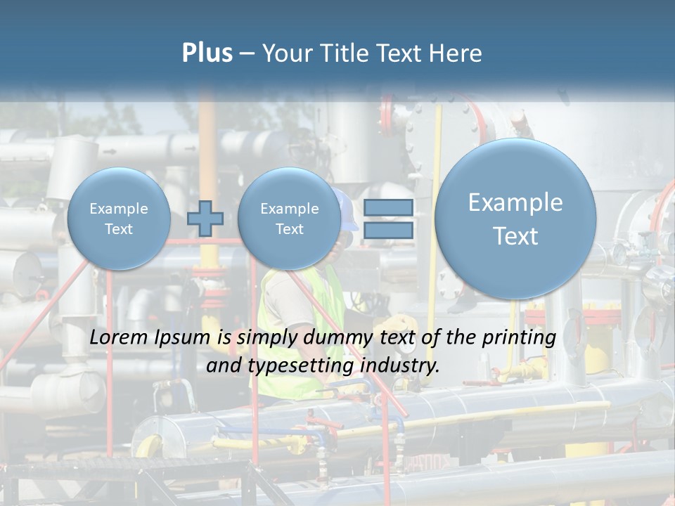 Gas Transportation System PowerPoint Template