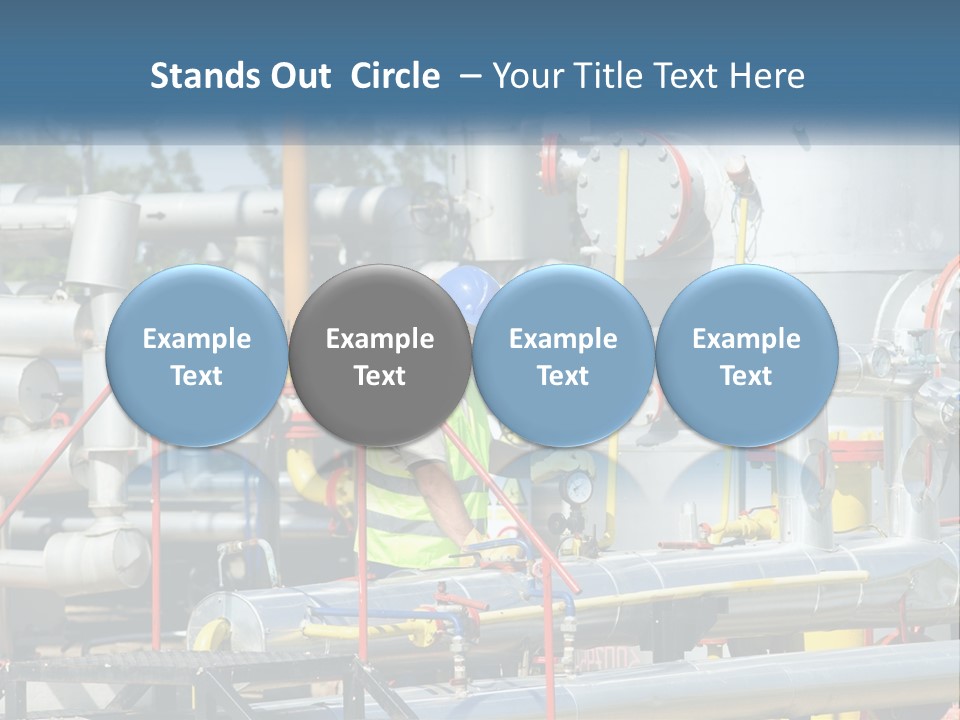 Gas Transportation System PowerPoint Template