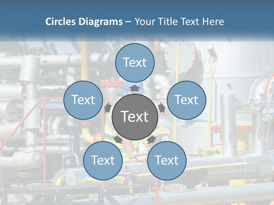 Gas Transportation System PowerPoint Template