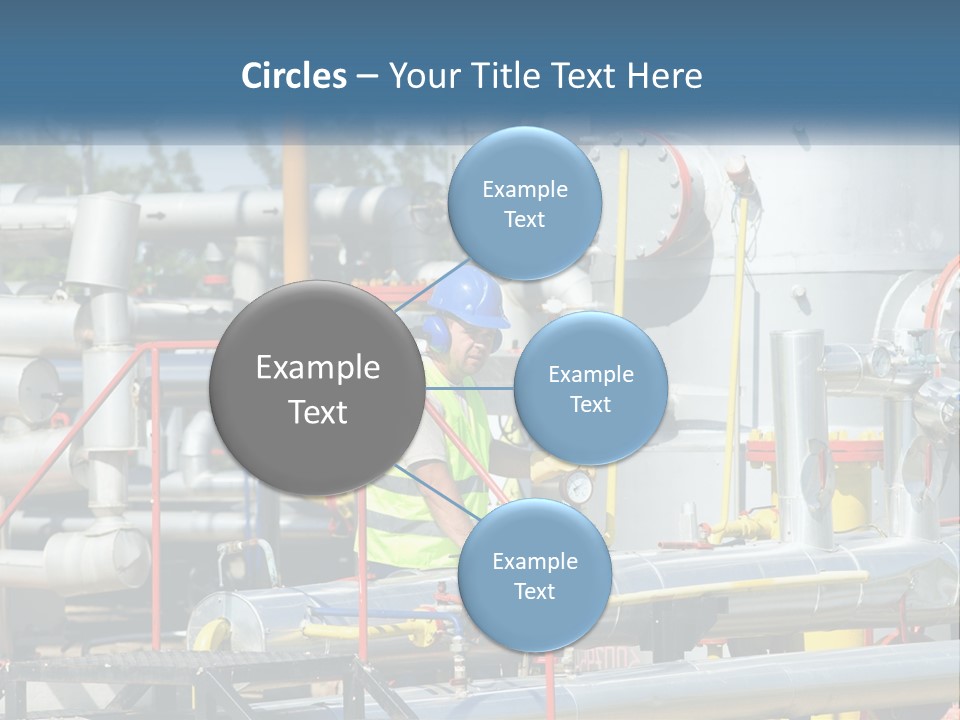 Gas Transportation System PowerPoint Template