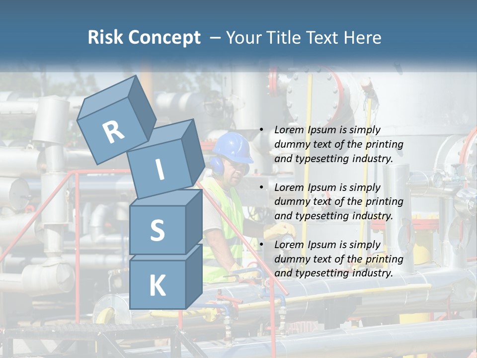 Gas Transportation System PowerPoint Template
