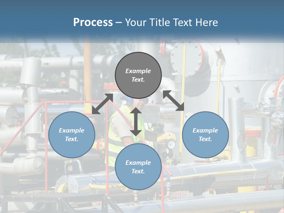 Gas Transportation System PowerPoint Template