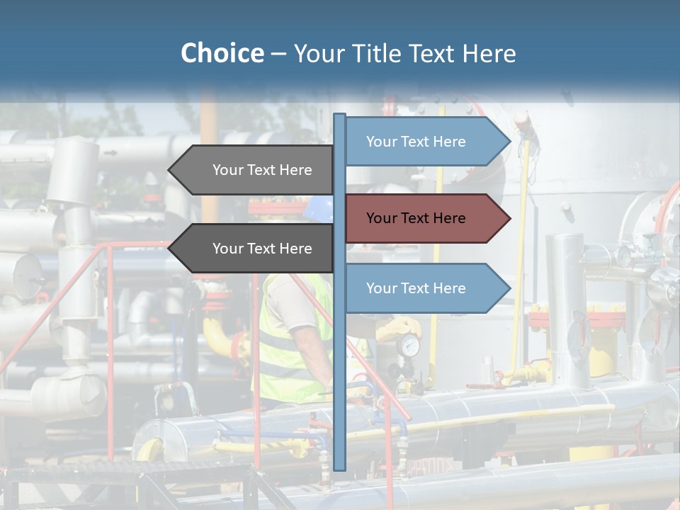 Gas Transportation System PowerPoint Template