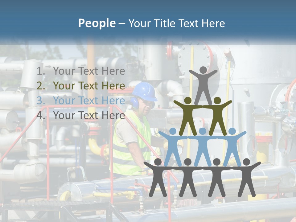Gas Transportation System PowerPoint Template