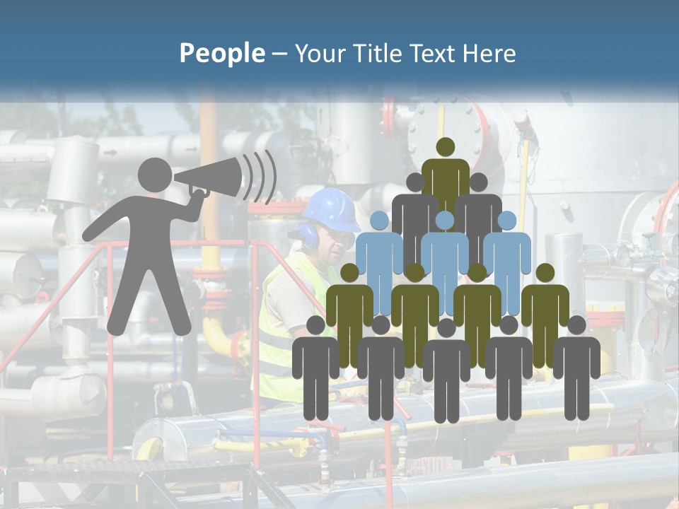 Gas Transportation System PowerPoint Template