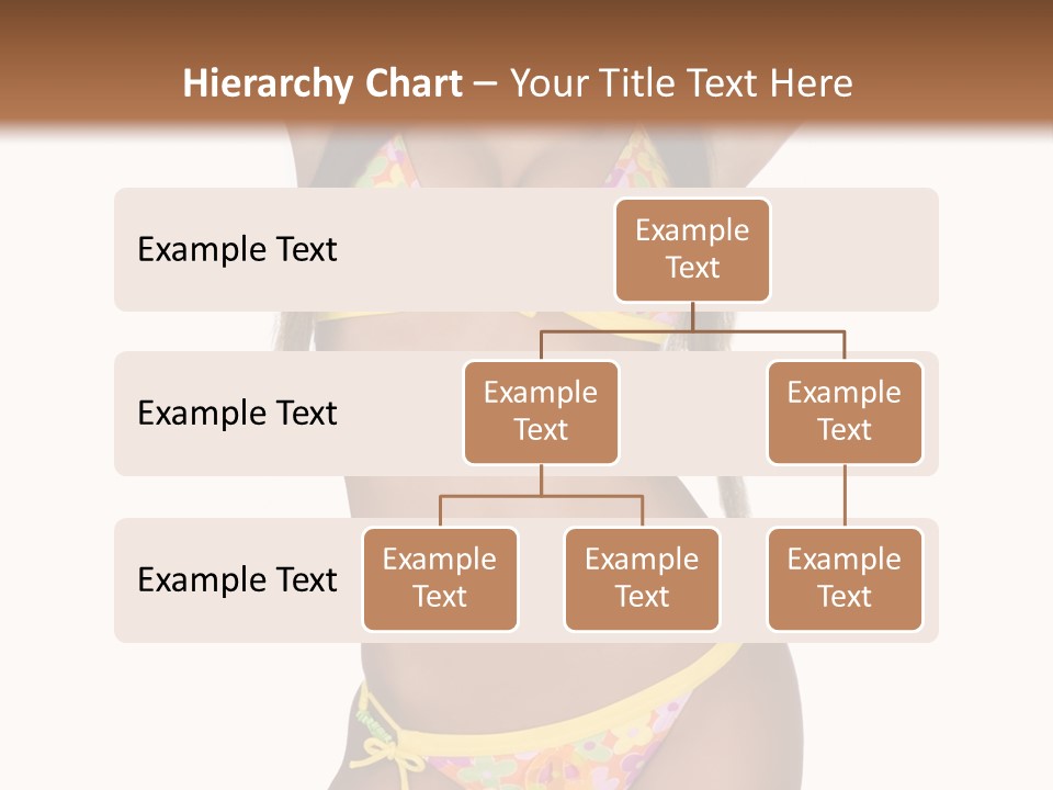 Girl In Swimsuit PowerPoint Template