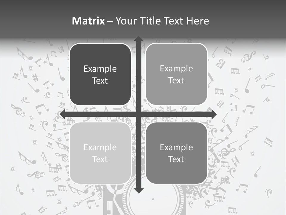 Music Plays From The Speaker PowerPoint Template