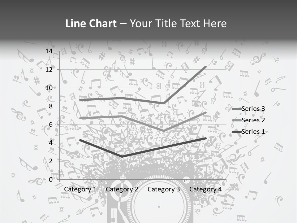 Music Plays From The Speaker PowerPoint Template