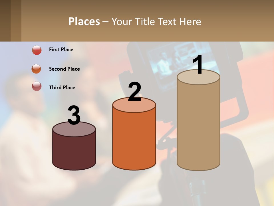 Shooting A Tv Show PowerPoint Template