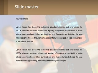 Shooting A Tv Show PowerPoint Template