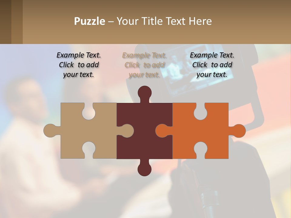 Shooting A Tv Show PowerPoint Template