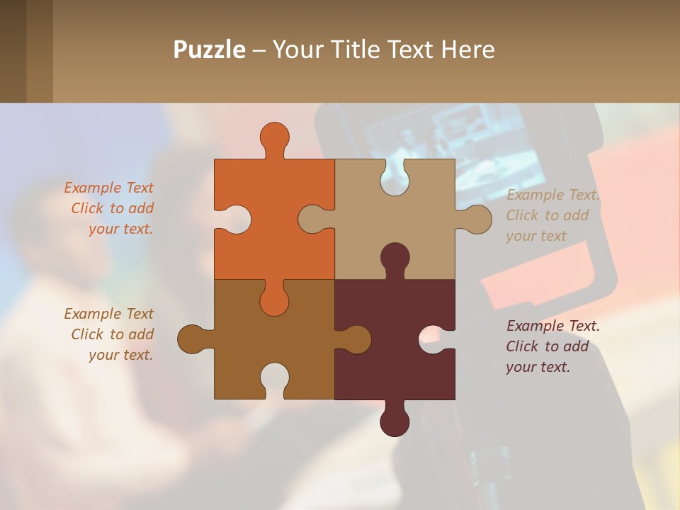 Shooting A Tv Show PowerPoint Template