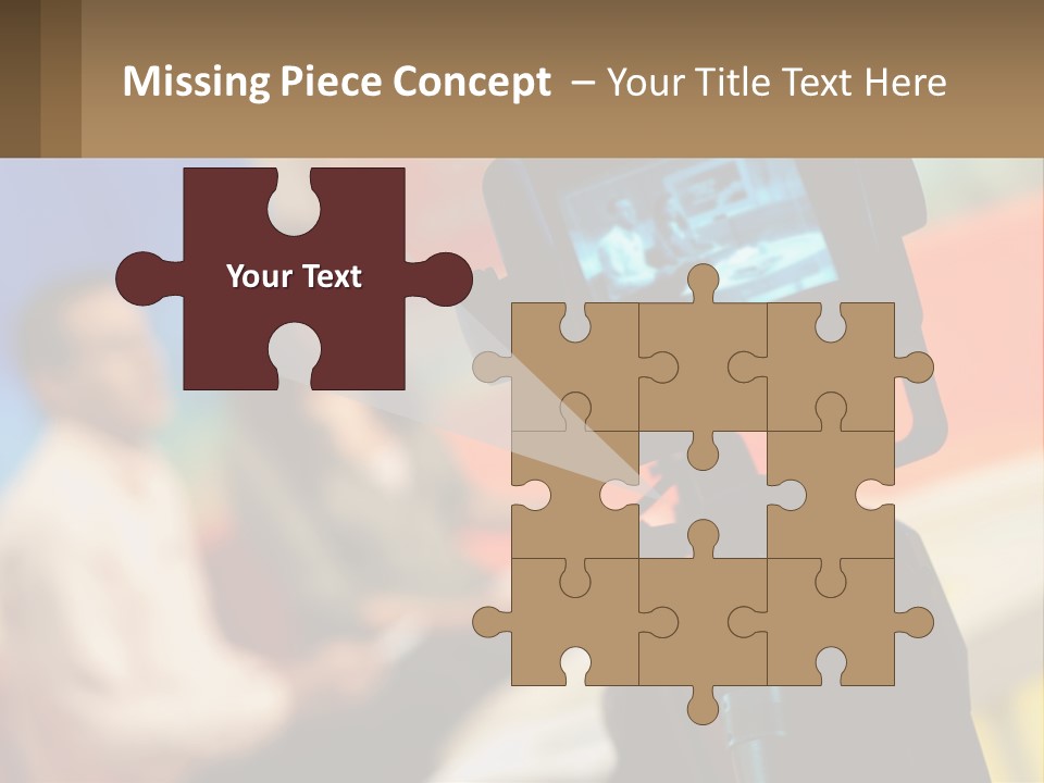 Shooting A Tv Show PowerPoint Template