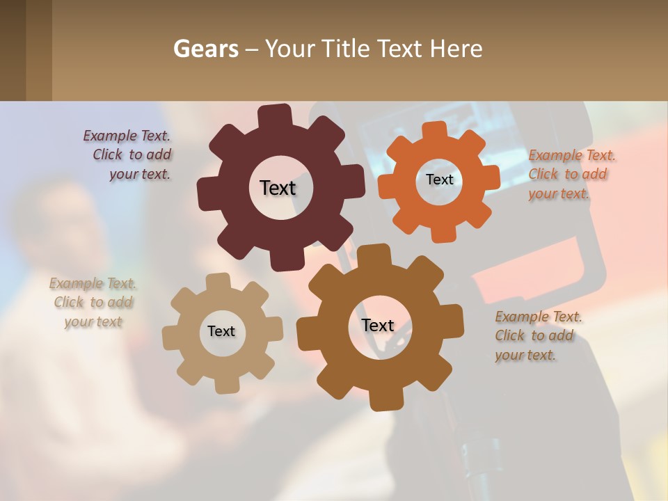 Shooting A Tv Show PowerPoint Template