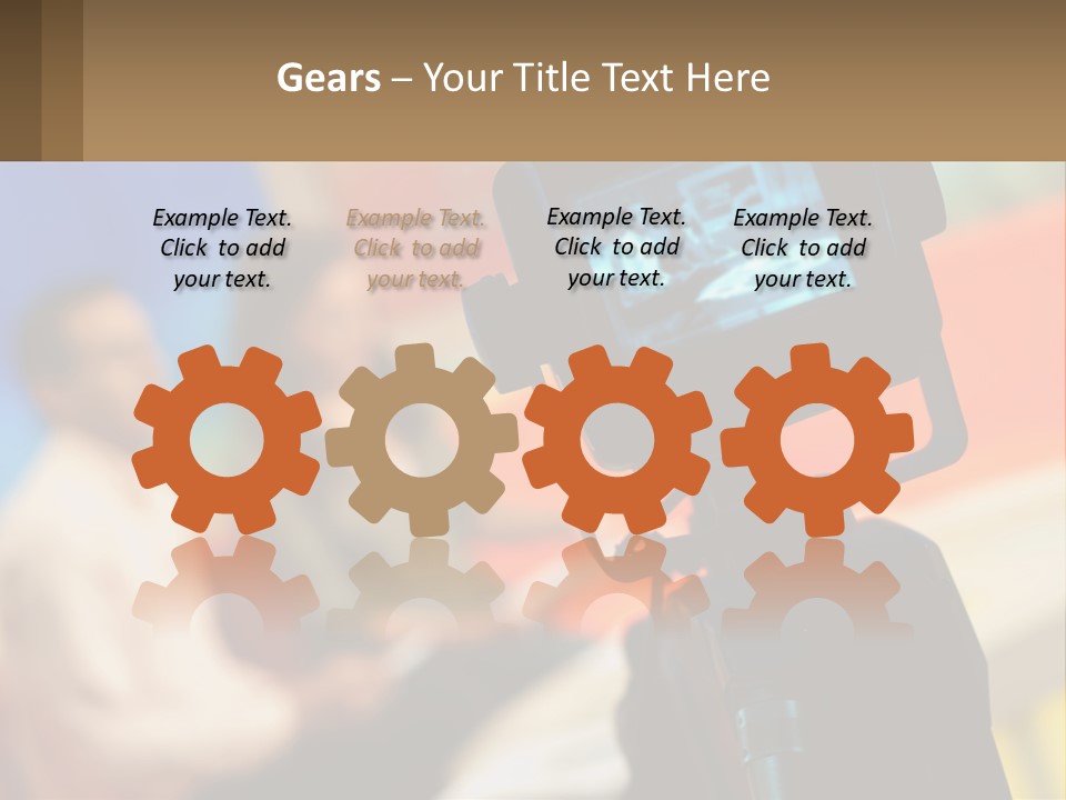 Shooting A Tv Show PowerPoint Template