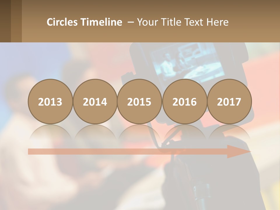 Shooting A Tv Show PowerPoint Template