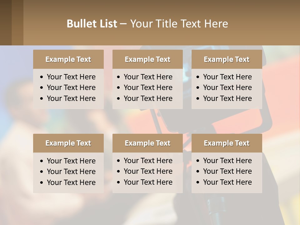 Shooting A Tv Show PowerPoint Template
