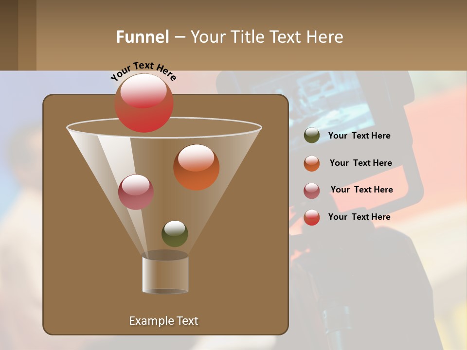 Shooting A Tv Show PowerPoint Template