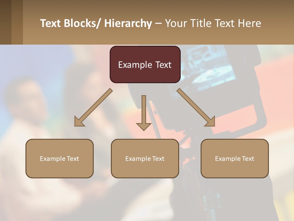 Shooting A Tv Show PowerPoint Template